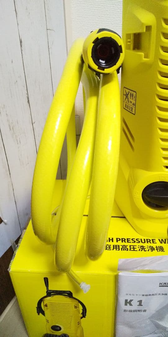 使用感も無くオススメ➰届けばそのまま使って頂けます(^o^)ケルヒャーK1