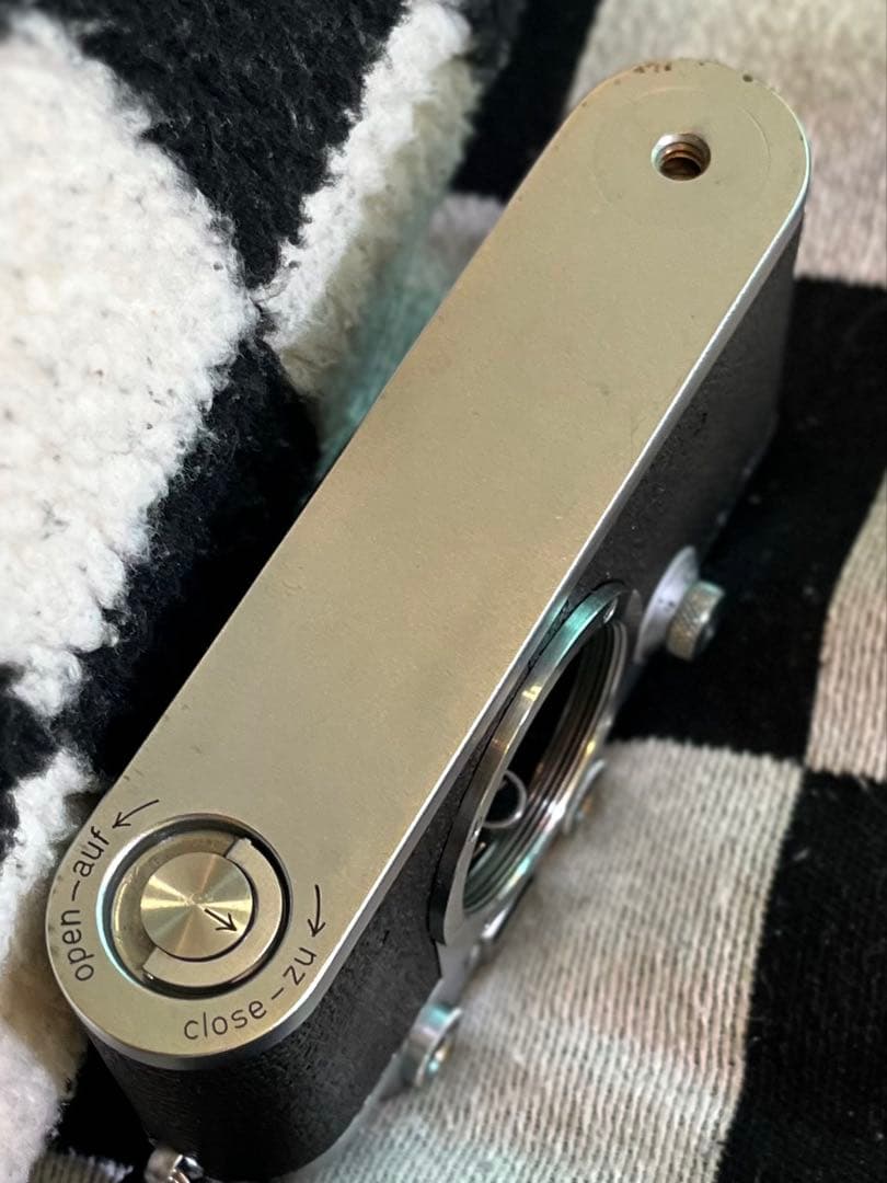 Leica Ⅲc バルナックライカ 革ケース、Fedレンズ付き