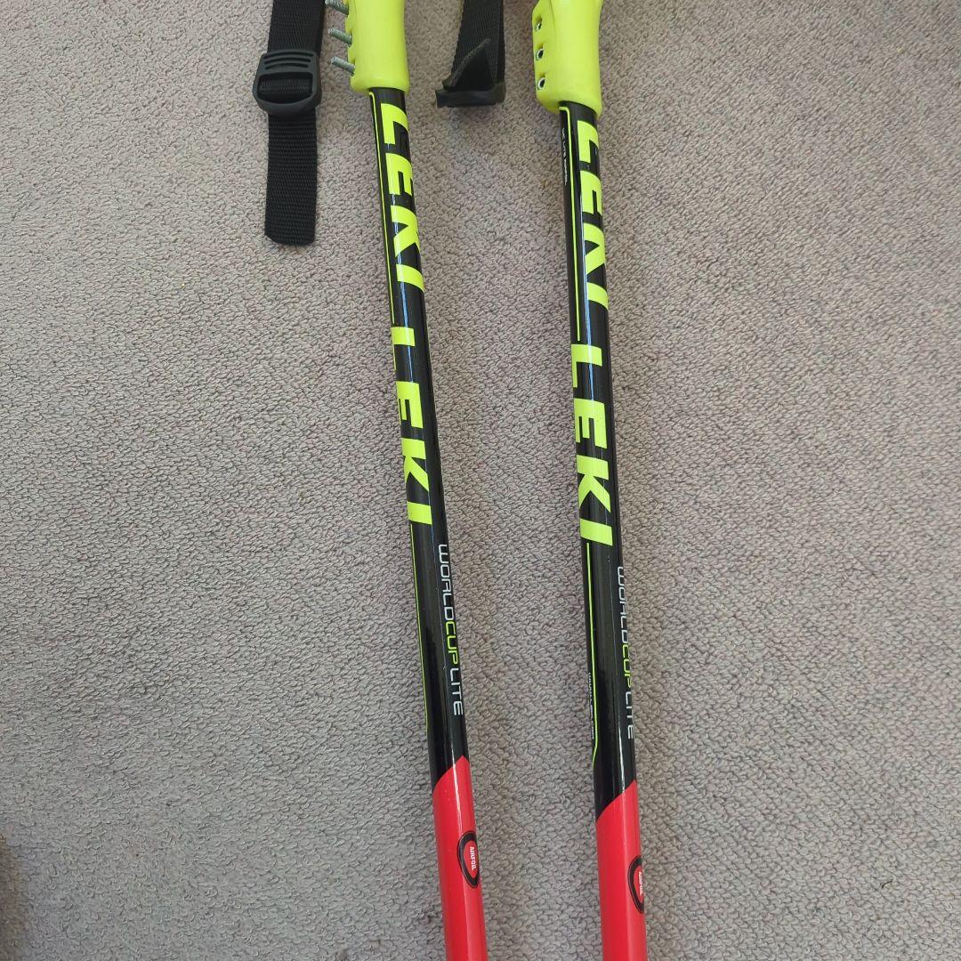 LEKI レキ　アルペンスキーSL ストック　95ｃｍ　パンチガード付き