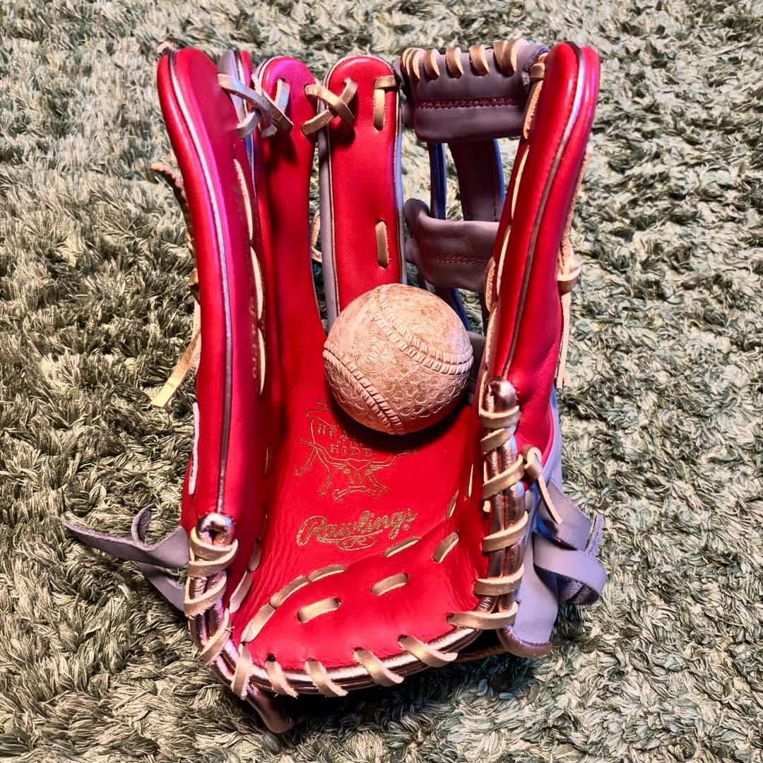 ローリングス　外野用グローブ　左投げ用　軟式　HOH GR3HMY795FW