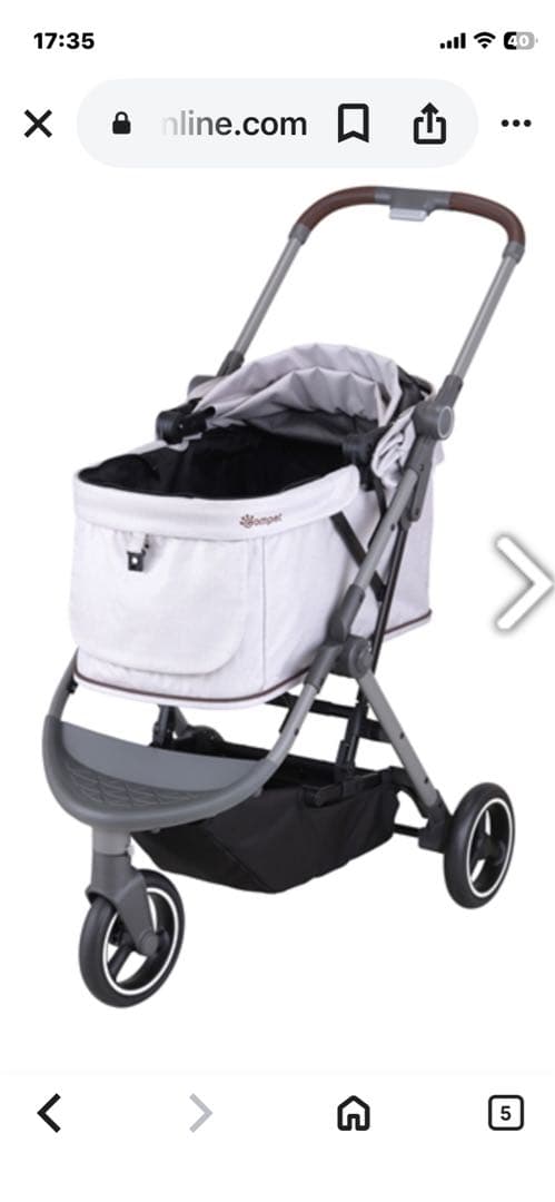 さみさま　新品☆Compet コムペット ルルティル ペットカート