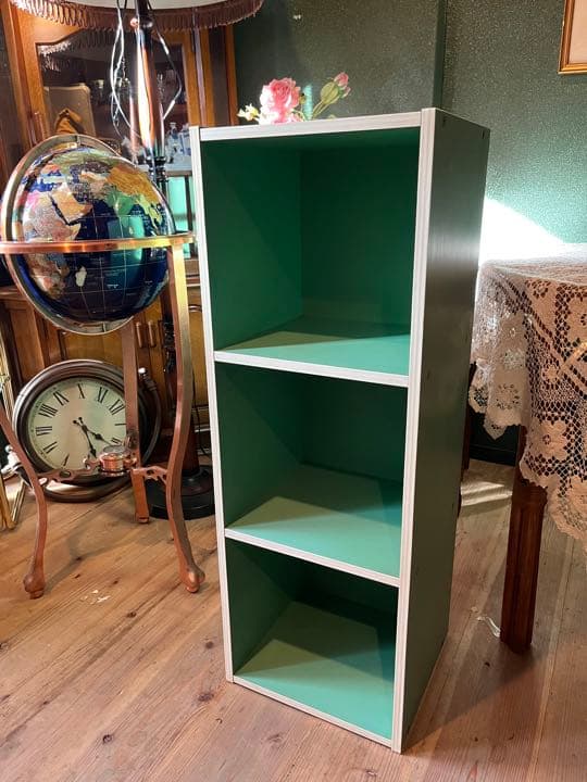 棚 ラック 昭和レトロ レトロポップ インテリア 緑 グリーン 当時物