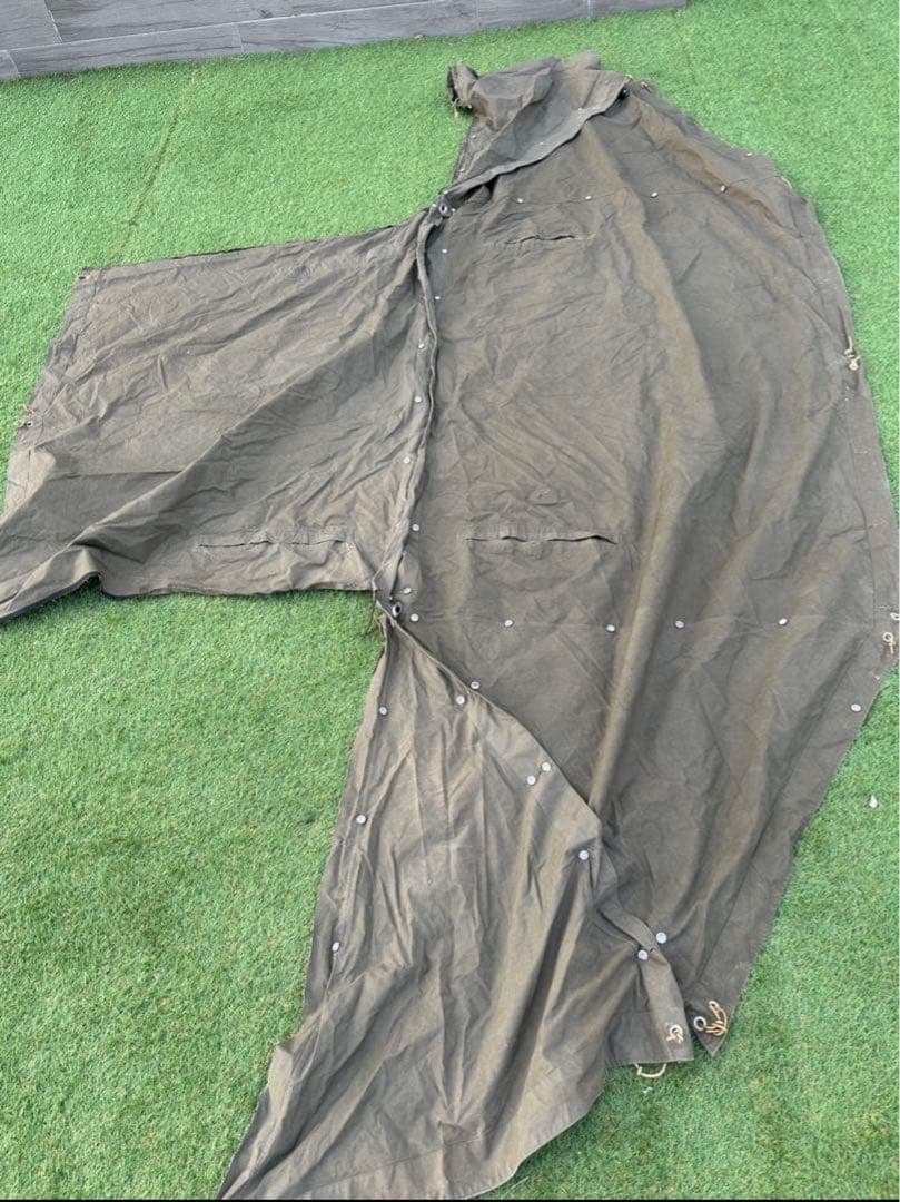 ドイツ軍　パップテント　フルセット2枚1セット　軍幕　希少