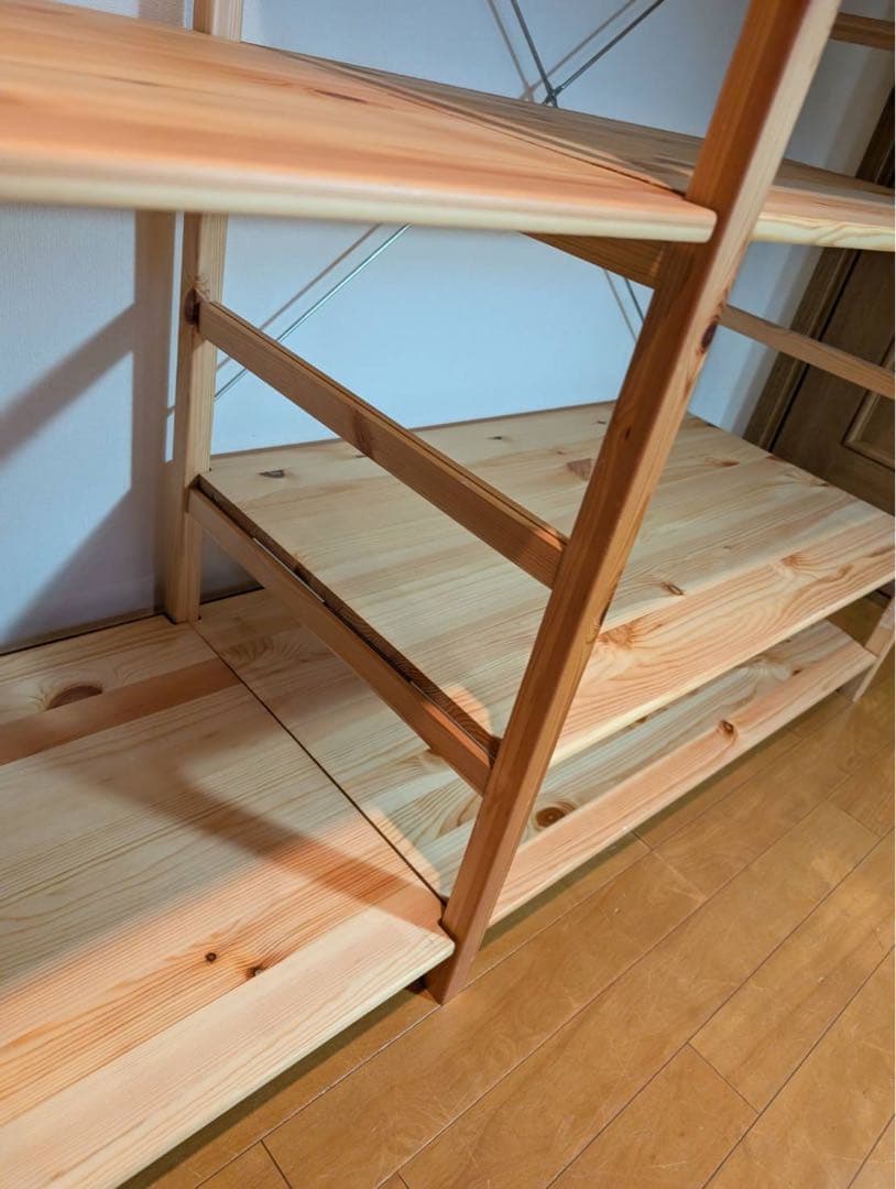 ■送料込■無印良品 MUJI ユニットシェルフ パイン材 ワードローブ 衣類棚