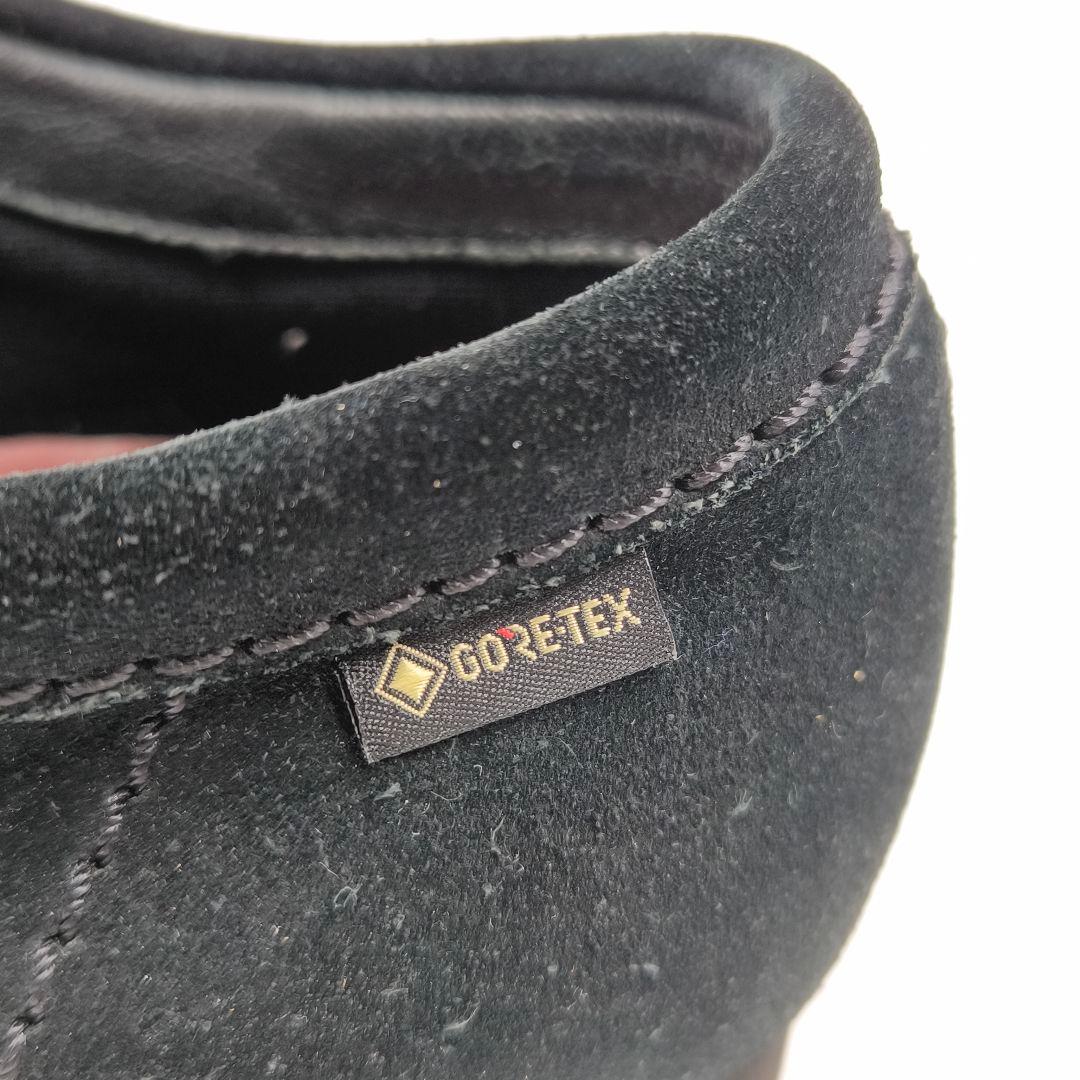 【Clarks】ワラビー スエード ゴアテックス 26 ブラック ビブラムソール