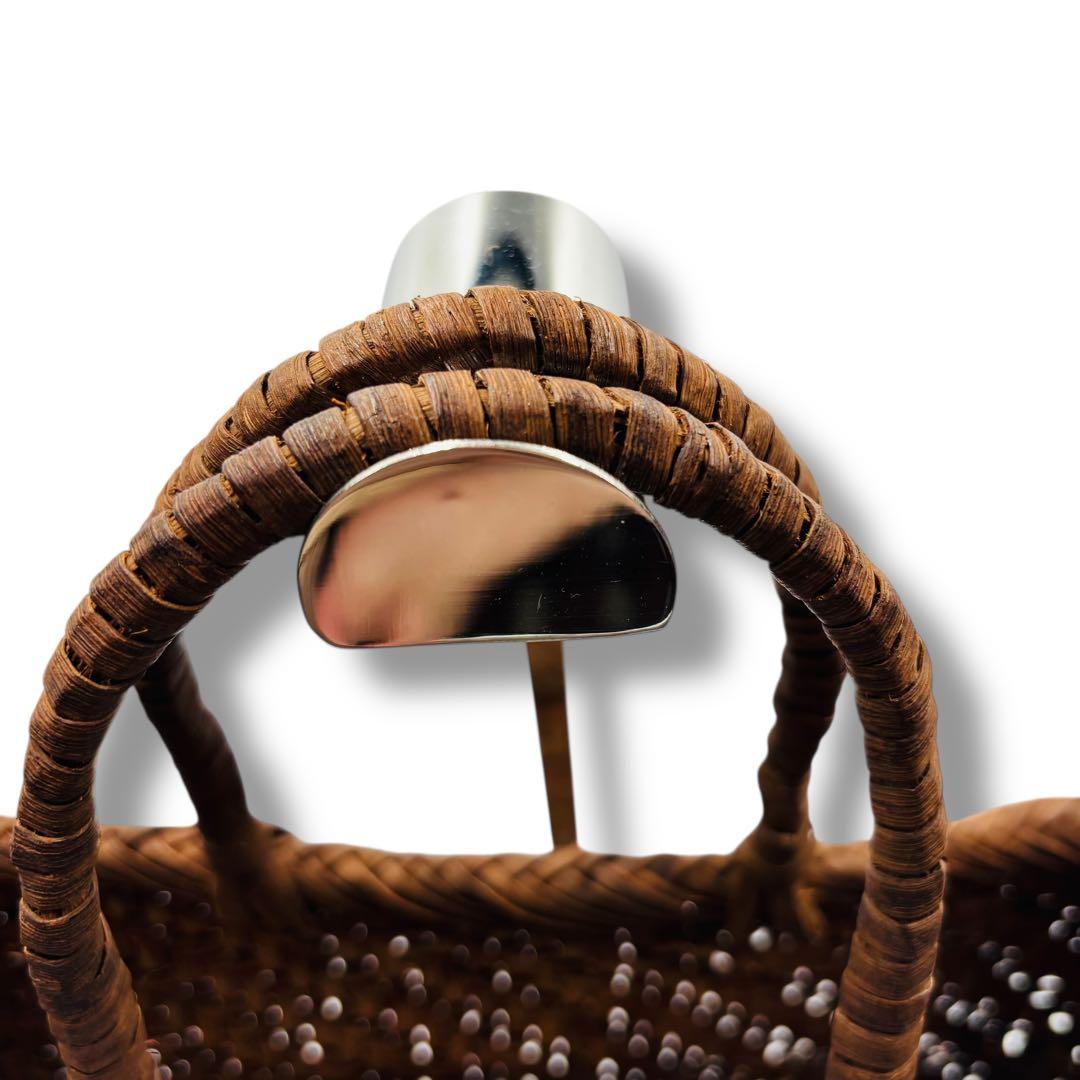 山葡萄 かごバッグ 籠バッグ 手編み 天然素材 ハンドバッグ 和装 網代編み