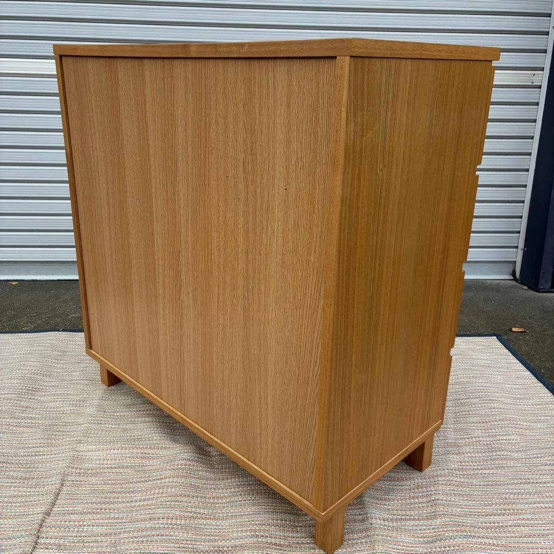 【送料込】無印良品　無印　木製チェスト４段 ナチュラル 家具