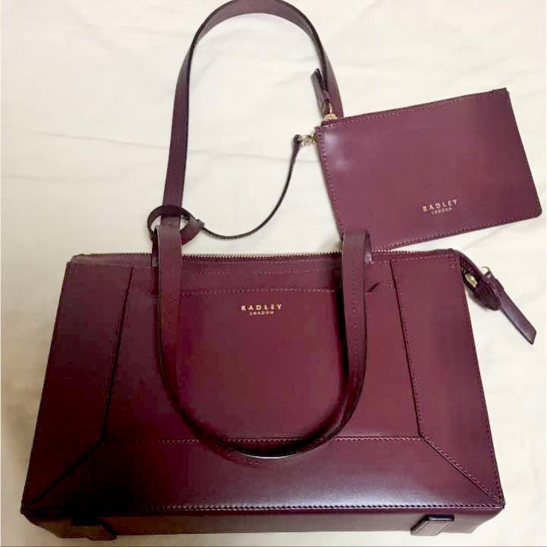 ラドリー　トートバッグ　ボルドー　RADLEY