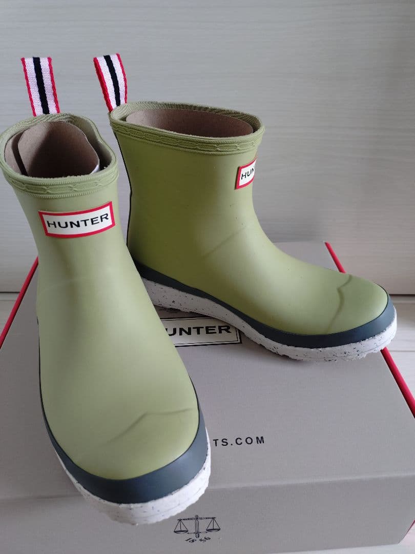 HUNTER プレイ ショート スペックル ソール 23 UK4 美品 ハンター