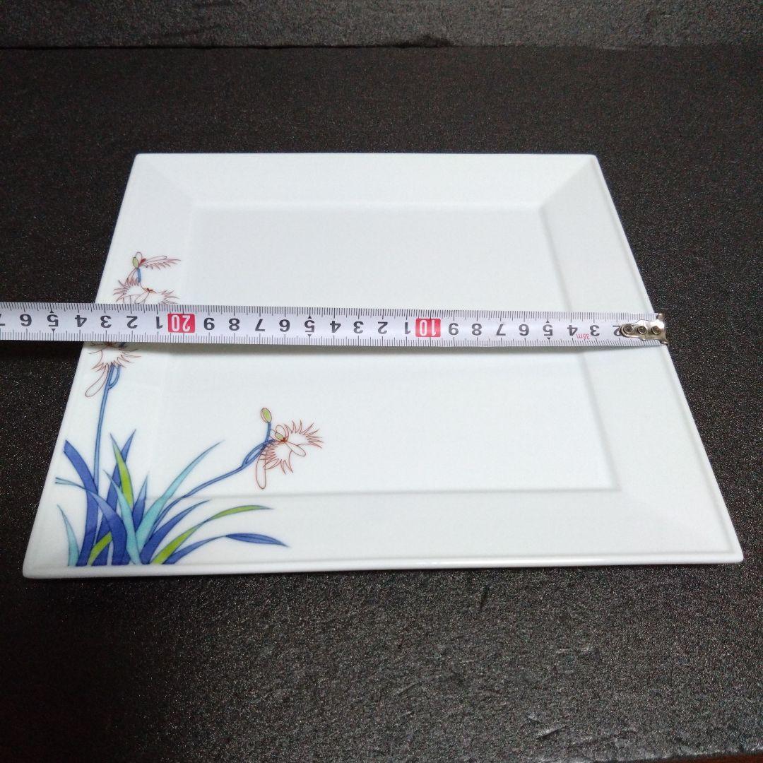 新品 伊万里鍋島焼 畑萬陶苑 スクエアプレート2枚　お祝い