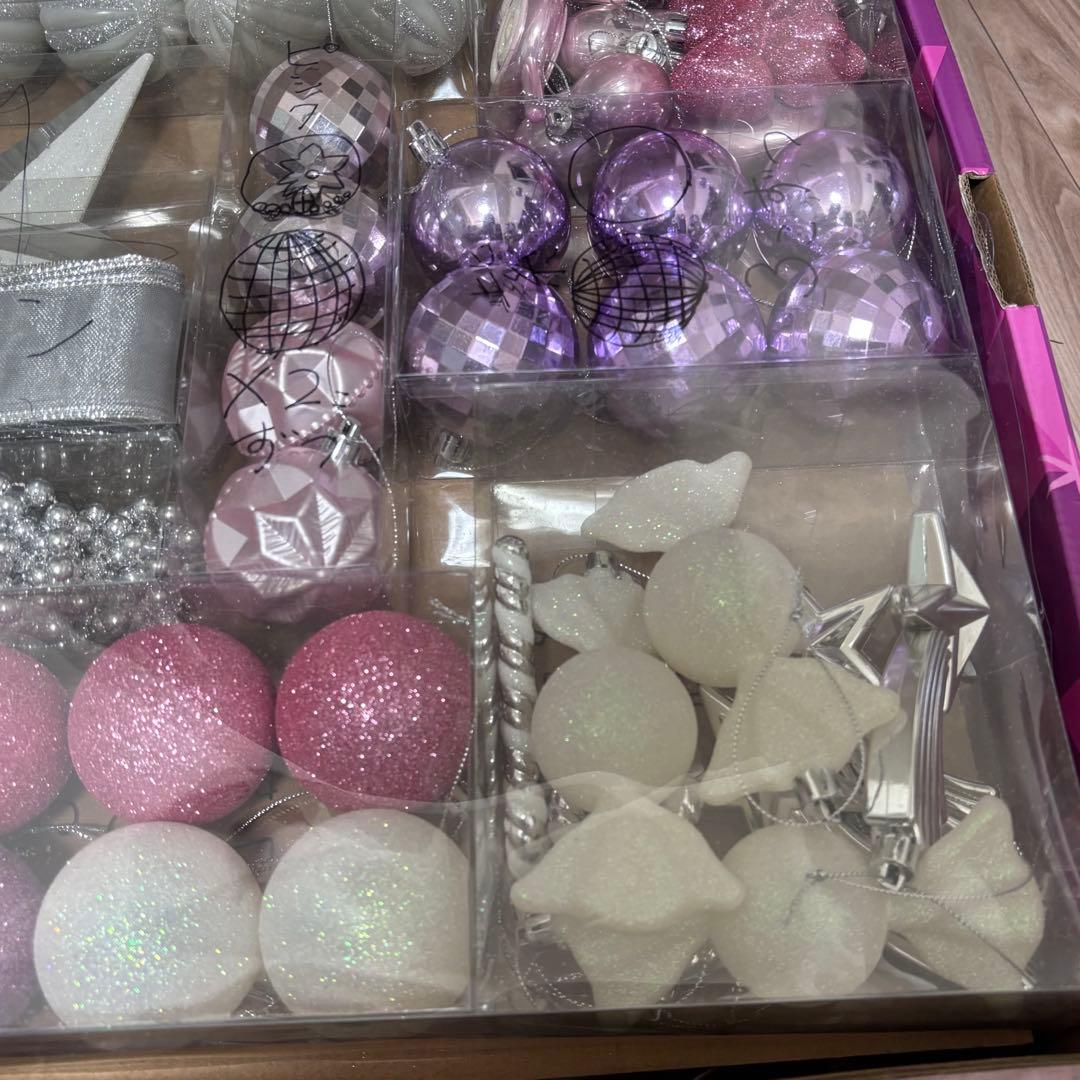 (廃盤品)Francfranc 150cmクリスマスツリー ピンク 完全品