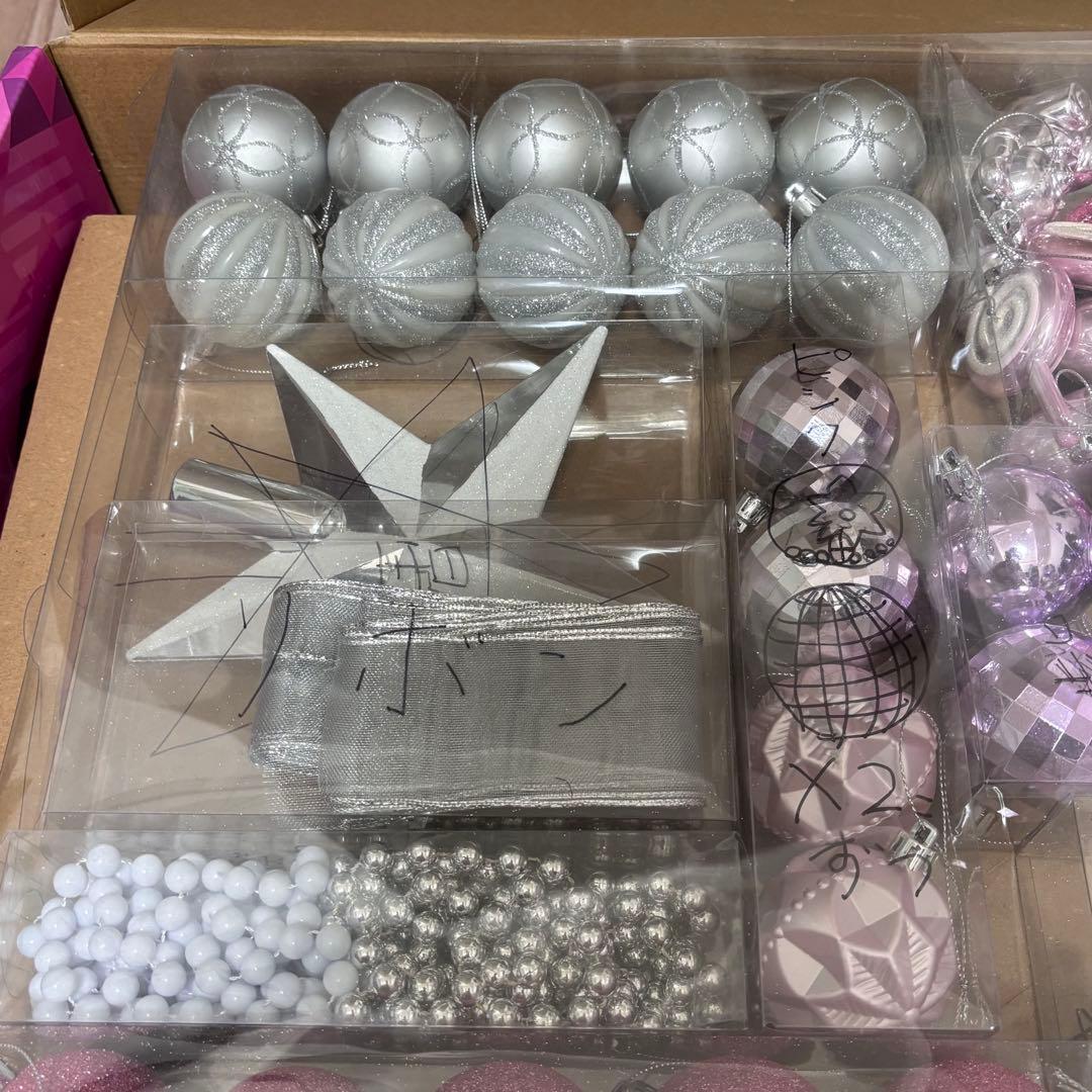 (廃盤品)Francfranc 150cmクリスマスツリー ピンク 完全品