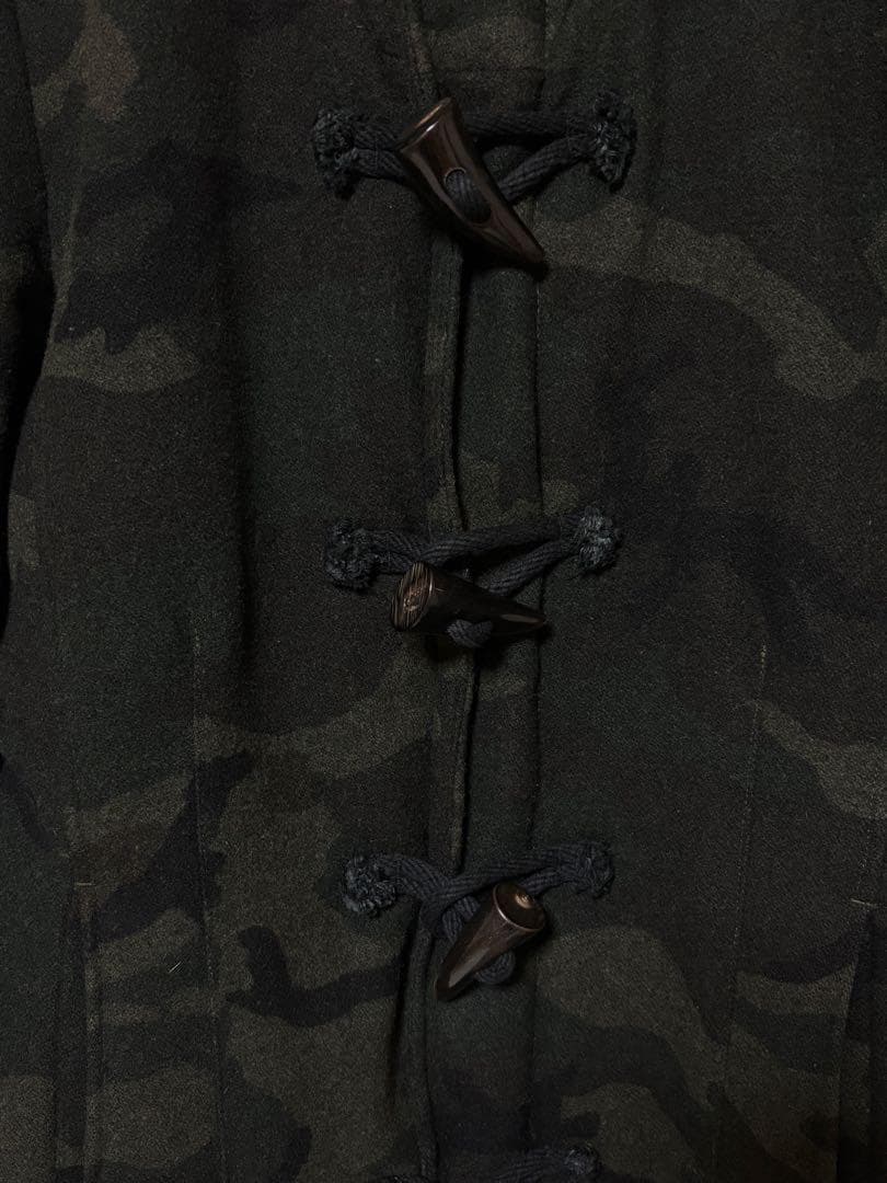 ジャケット・アウター AKM WOOL CAMO DUFFLE COAT