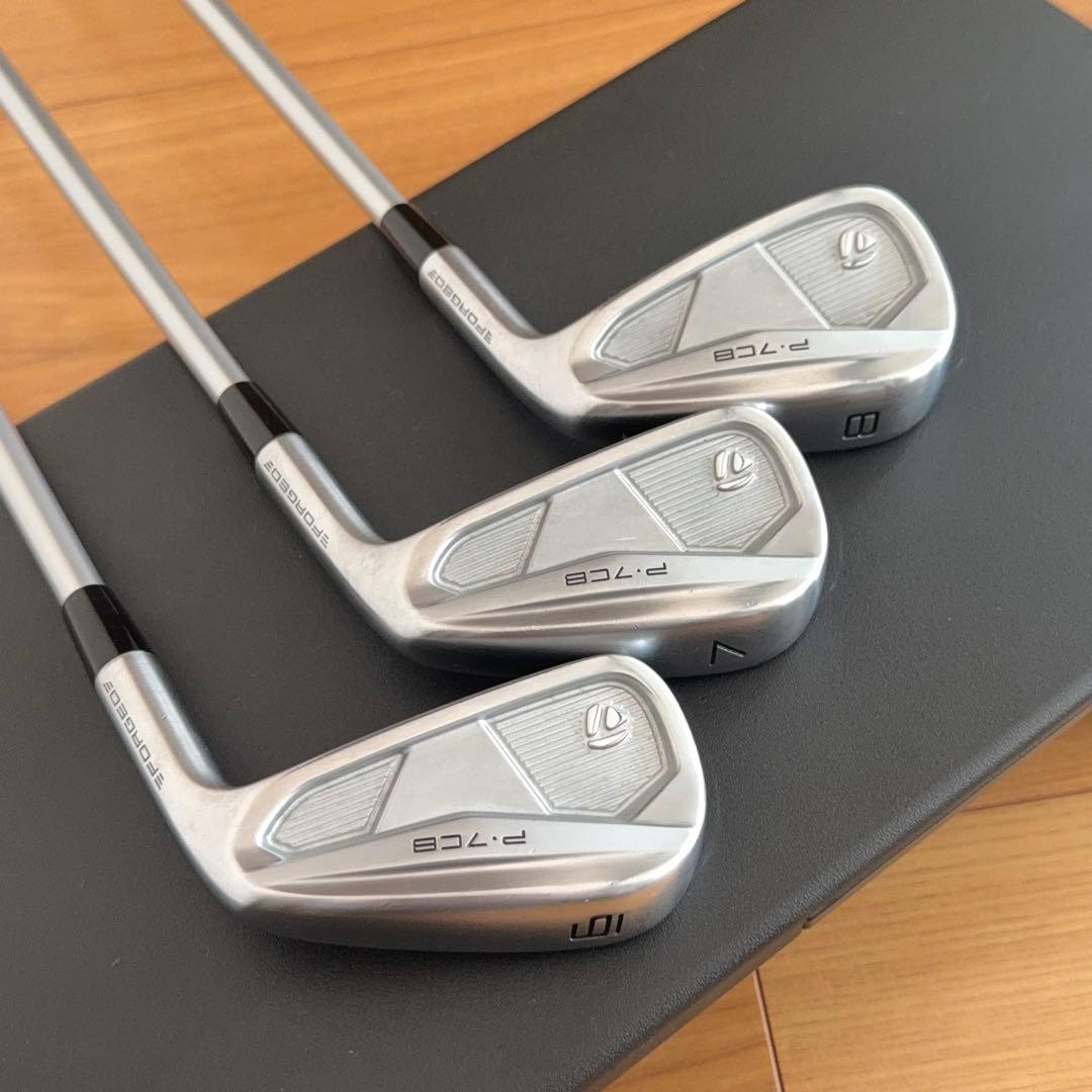 【美品】テーラーメイド P7CB アイアン 6i〜PW 5本 MCI 80S