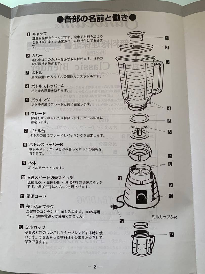 オスタライザークラシックブレンダー