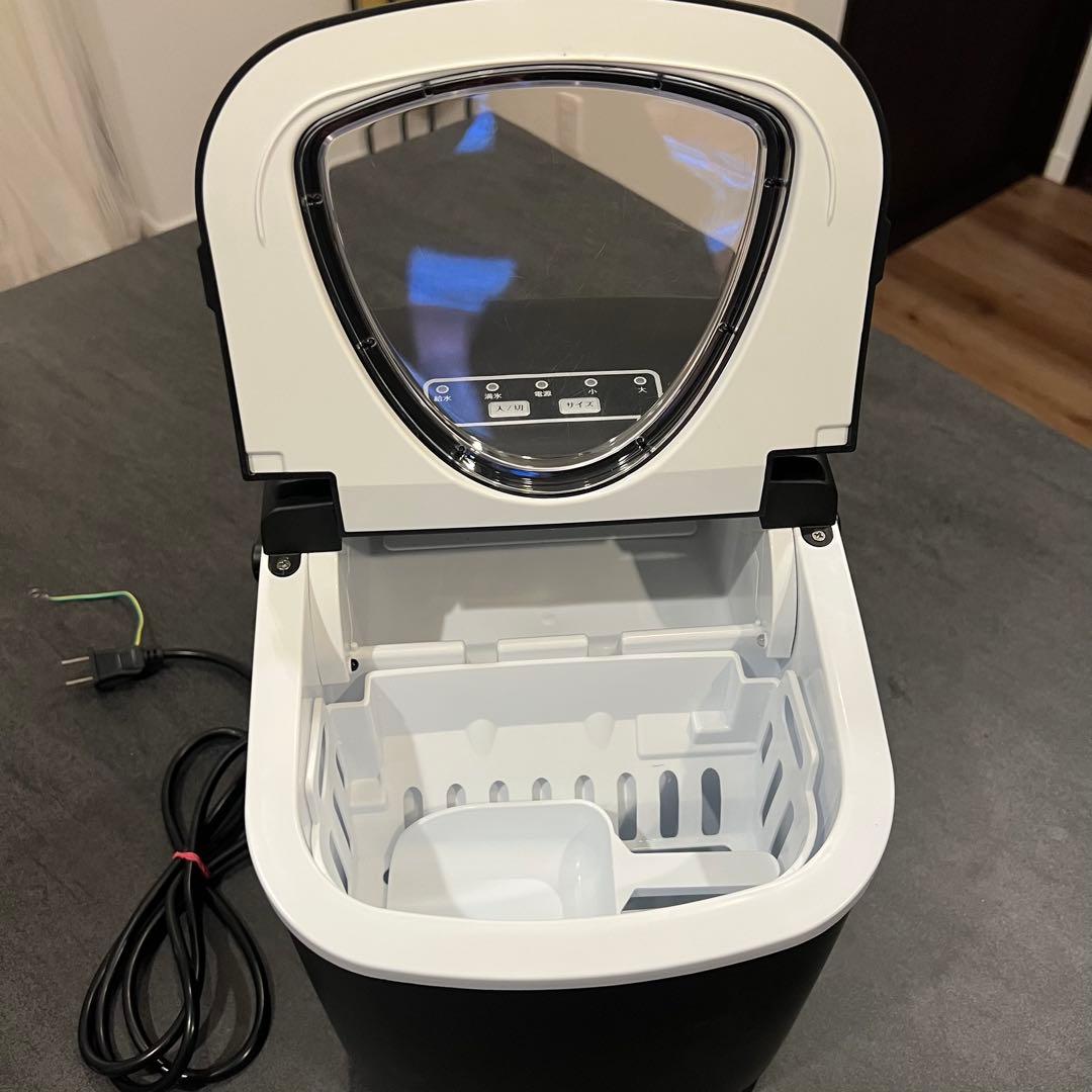 コンパクト　製氷機 ブラック　氷　製氷　ICE-C01