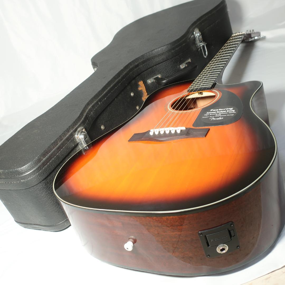ほぼ未使用 Fender CD-60CE エレアコ ギター 純正ハードケース付