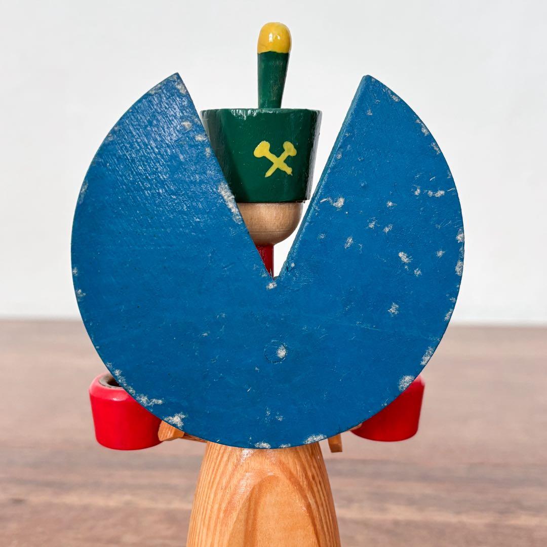 【東ドイツ エルツ・ザイフェン 天使と鉱夫のキャンドルスタンド】 ヴィンテージ