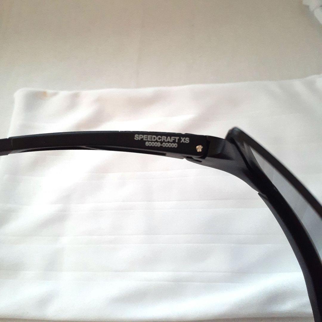 100% Speedcraft XS ブラック ワンハンドレッド サングラス