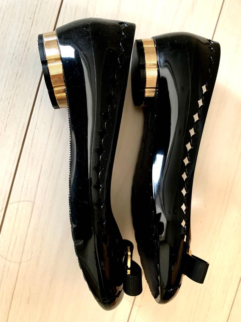 美品　フェラガモ レインシューズ