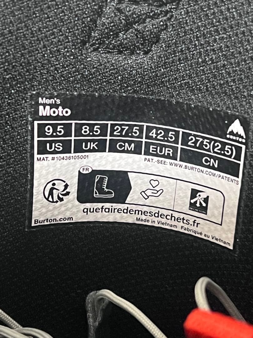 【2回のみ使用】24-25 BURTON Moto バートン モト」