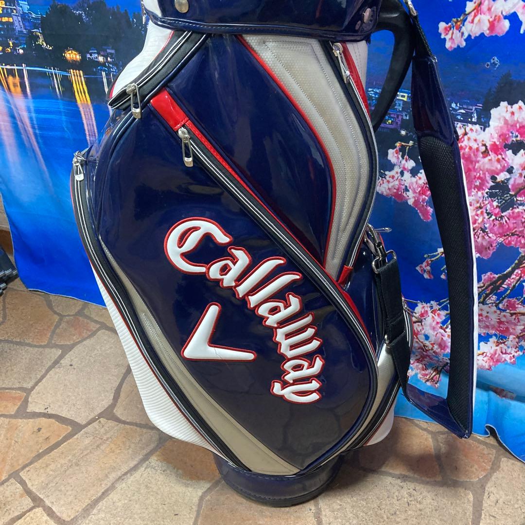 寶BU-1102 callaway SOLID17JMキャディバッグ エナメル