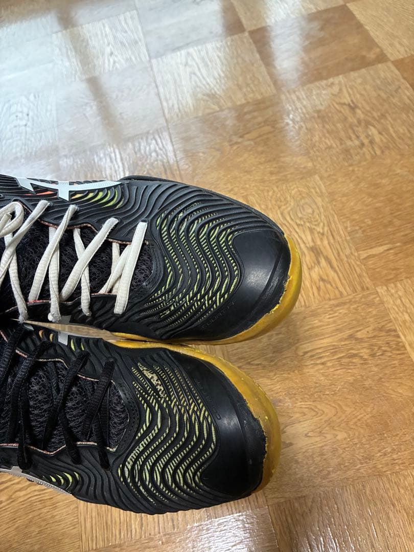 ASICS コートFF2 テニスシューズ 黒/赤/黄