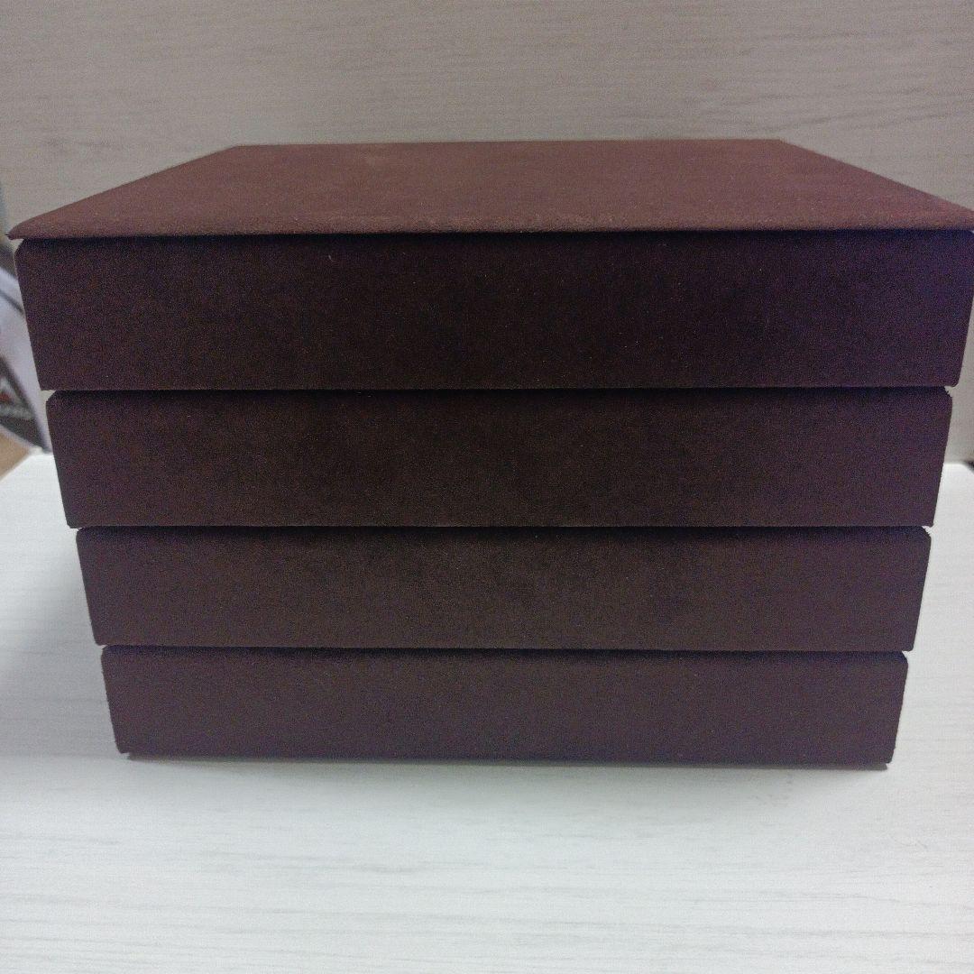 未使用アクセサリー収納ケース プロ仕様 ジュエリートレー　4個セット