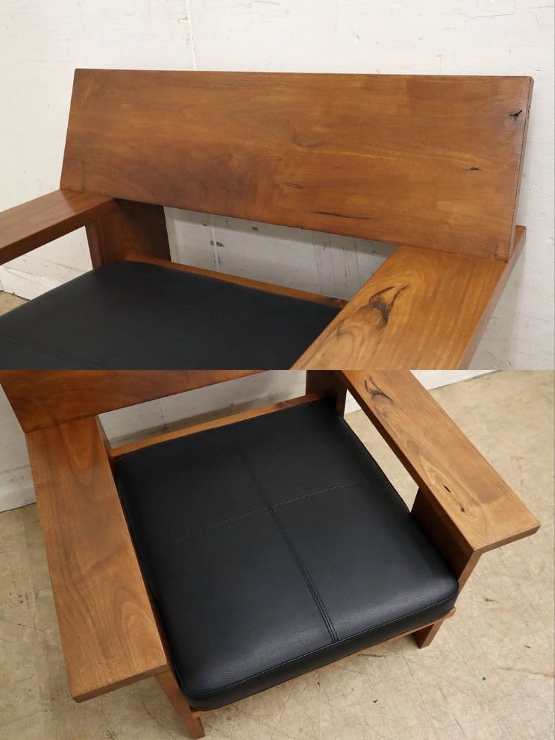 【lala】Rigna・リグナ【プロント】 1Pソファ・ウォールナット