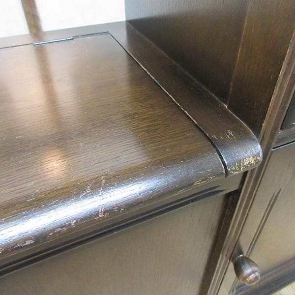 イギリス アンティーク 家具 テレフォンベンチ サイドテーブル 収納 6931d