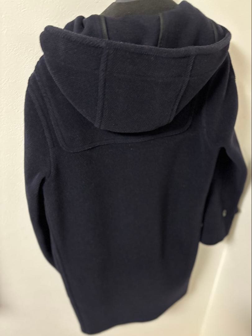 【美品】グローバーオール　キングストン　黒タグ　ダッフルコート　ネイビーカラー