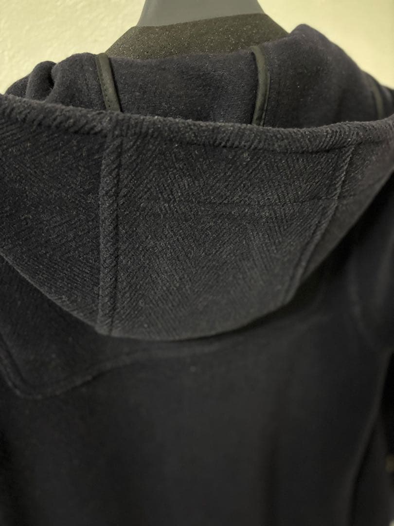 【美品】グローバーオール　キングストン　黒タグ　ダッフルコート　ネイビーカラー