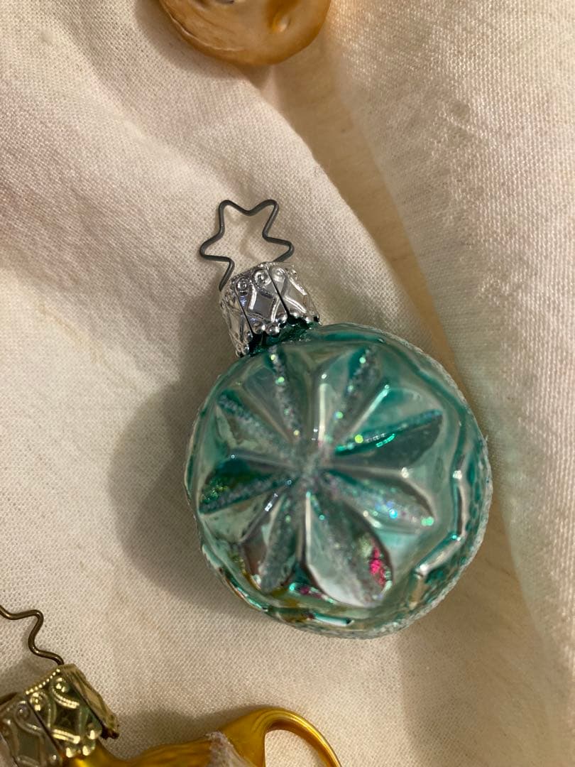 vintage German Inge glass クリスマスオーナメント　6個