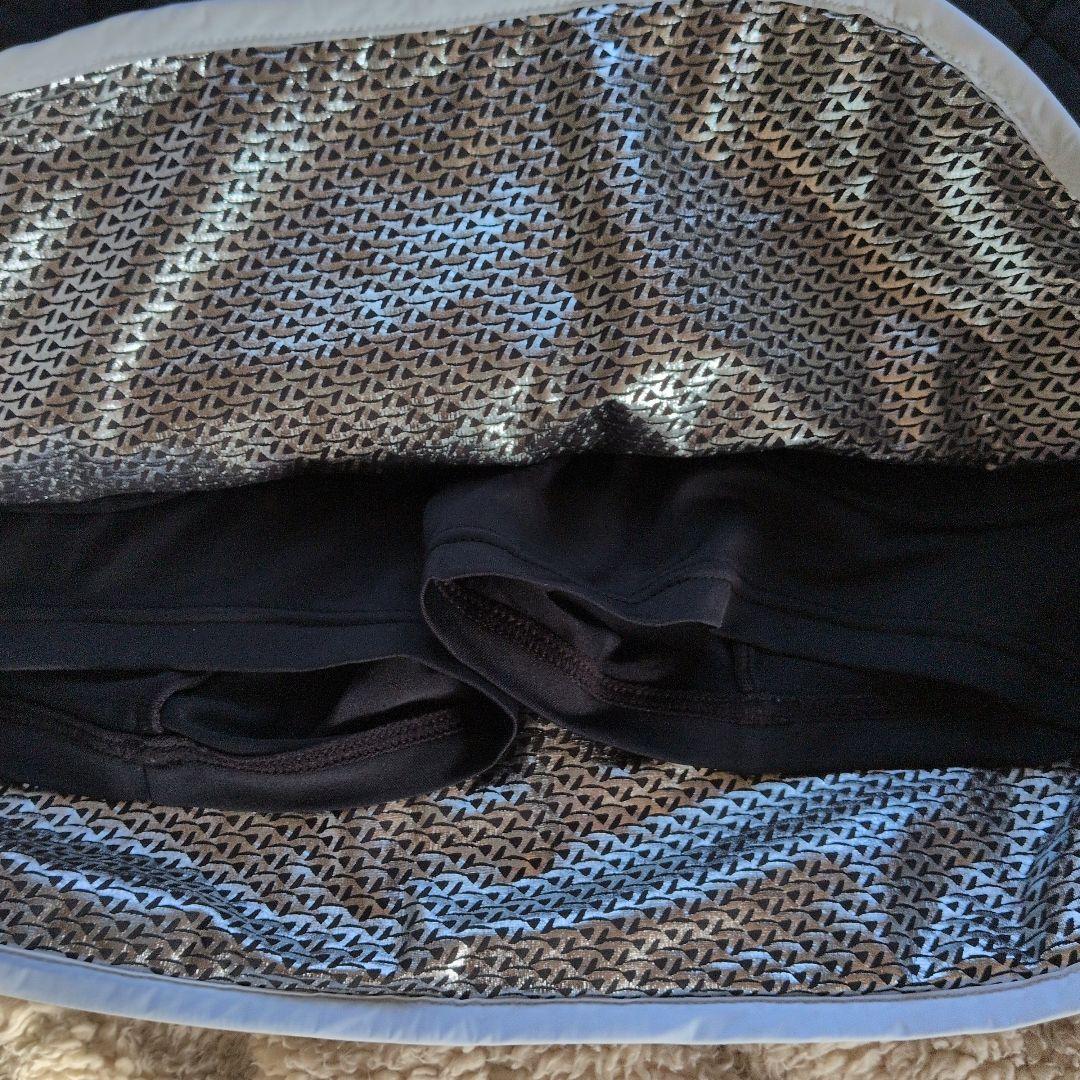 TAYLORMADEセットアップ　 ピンクセーター＆ネイビーキルティングスカート