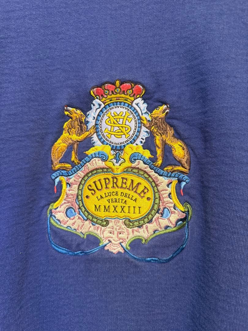 トップス 23SS Supreme Crest Crew Neck