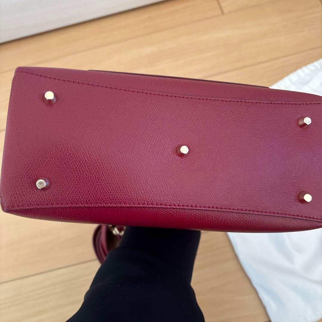 FURLA バーガンディ ショルダーバッグ