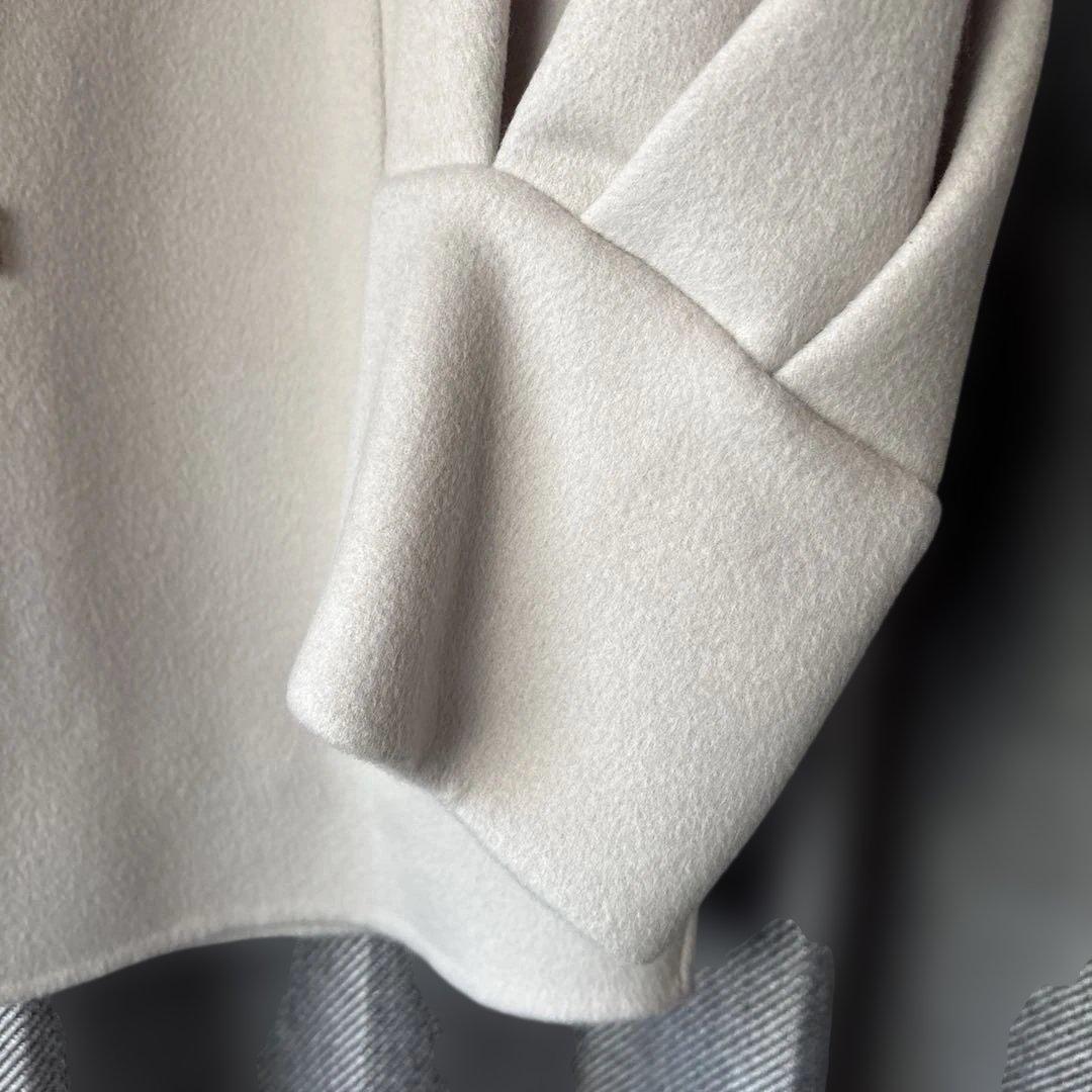 VERMEIL par iena スーパー160's リバー バルーン袖コート