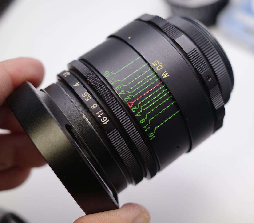12　未使用　ぐるぐるボケレンズ　ヘリオス　44-2　M42アダプター付