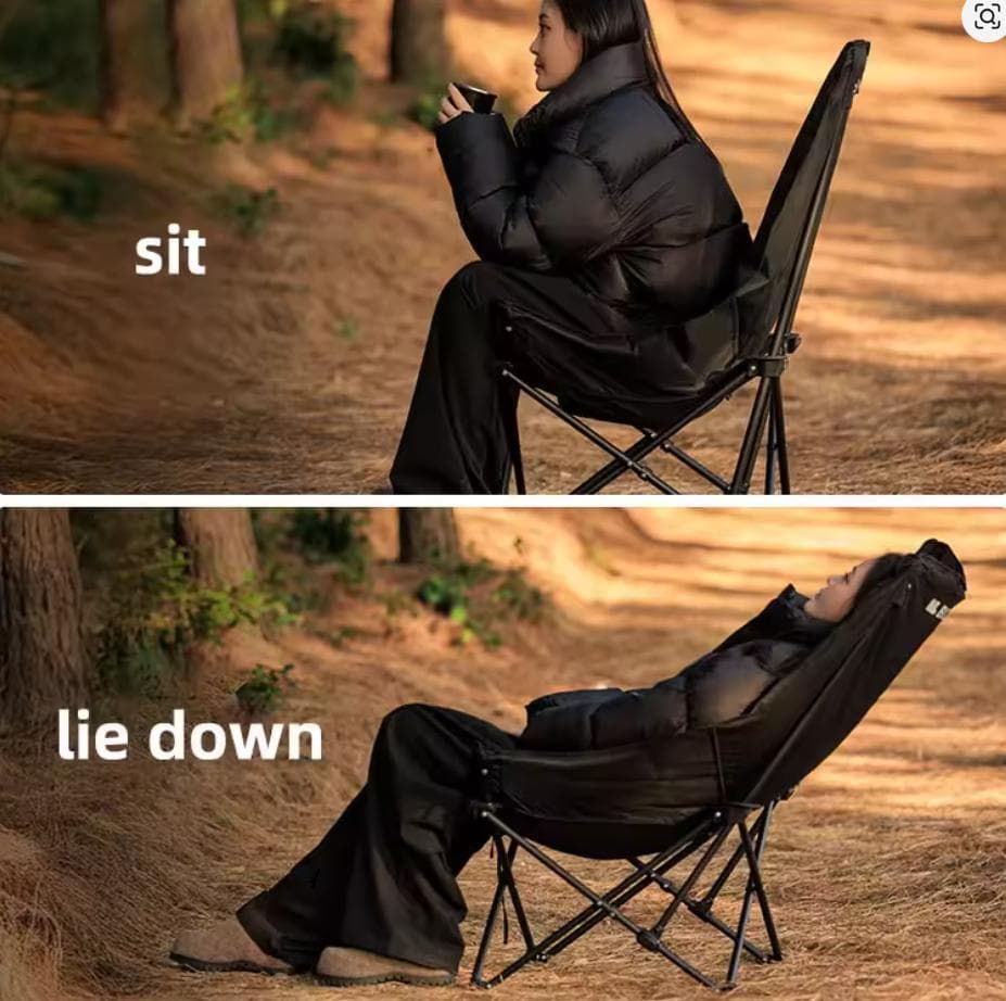 BLACKDOG 折りたたみキャンプチェア2脚セット