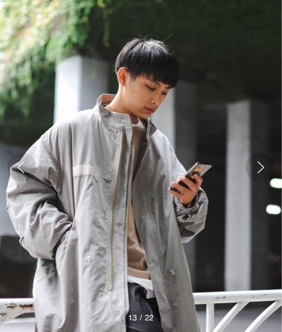 完売 サイズM ビームス モッズコート ダウン コート オーバーサイズ