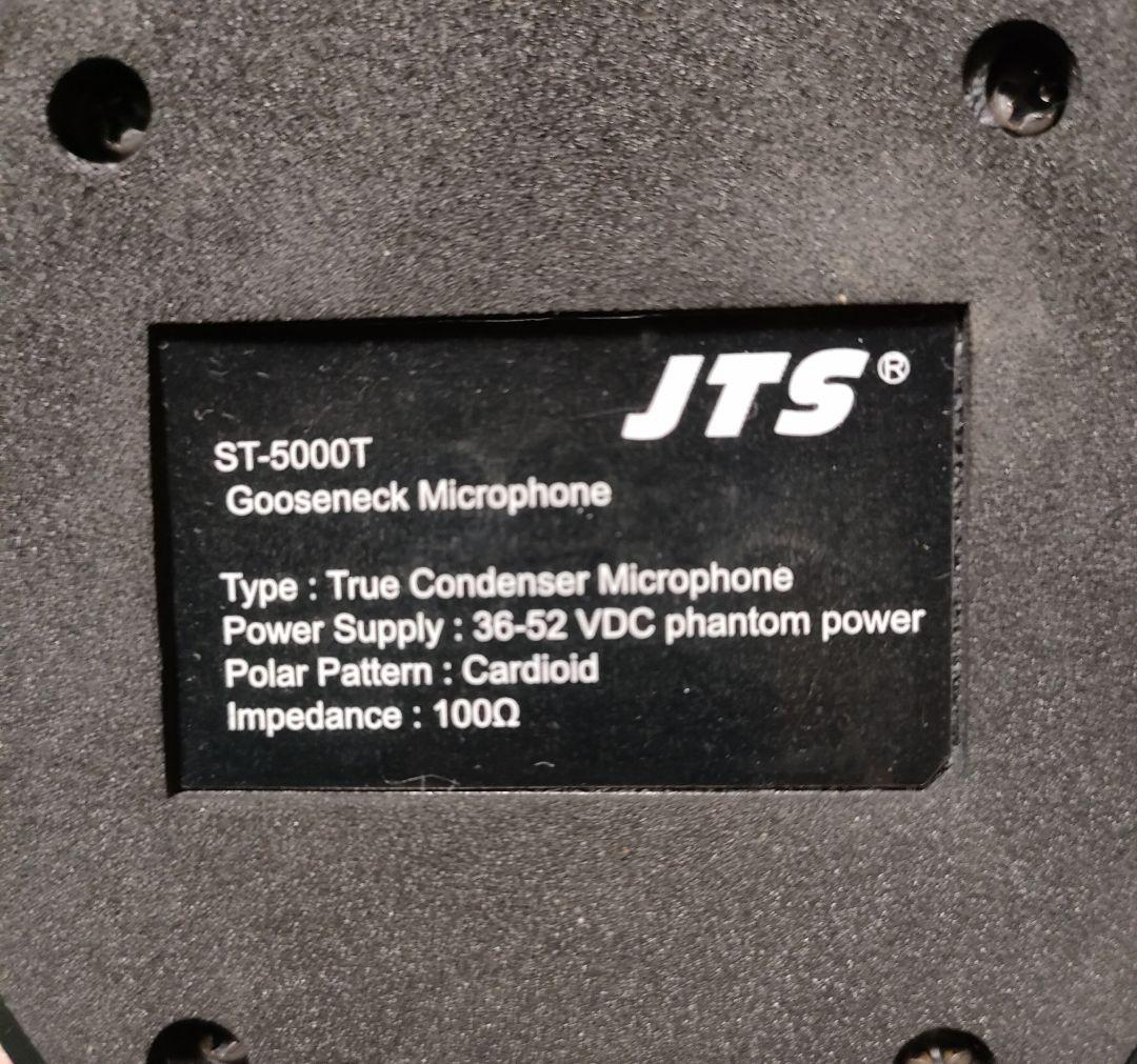 卓上コンデンサーマイク JTS ST-5000T 会議 Web 　5個セット