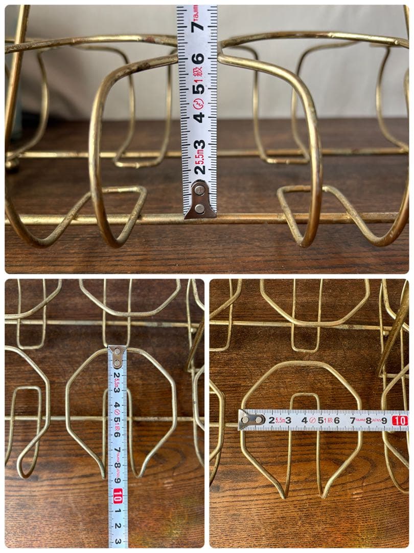 最終価格 ビンテージ グラス8個＆グラスホルダー セット