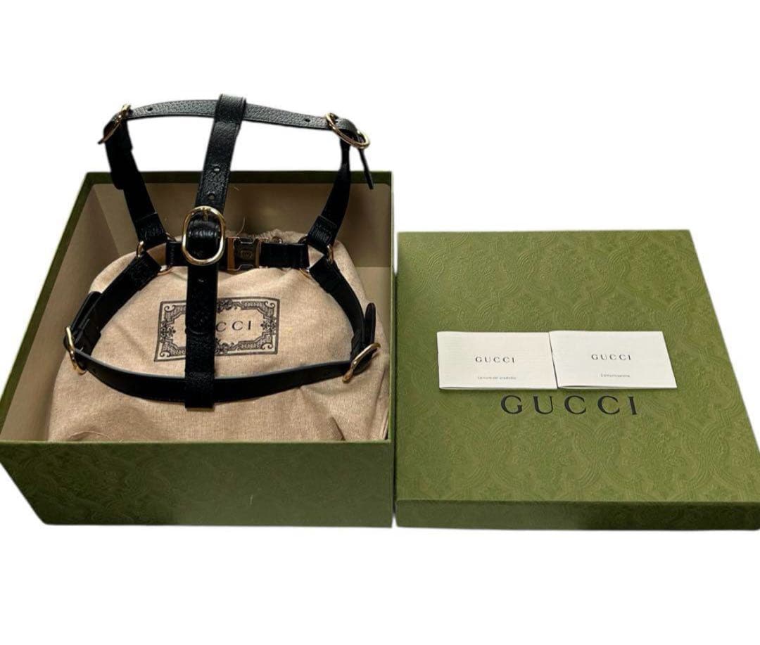 正規店購入★新品 未使用 Gucci オメトリックG ペット ハーネス