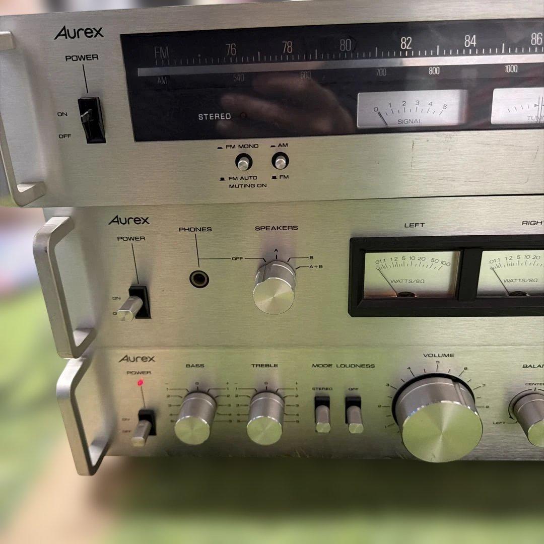 Aurex ステレオアンプチューナー フル