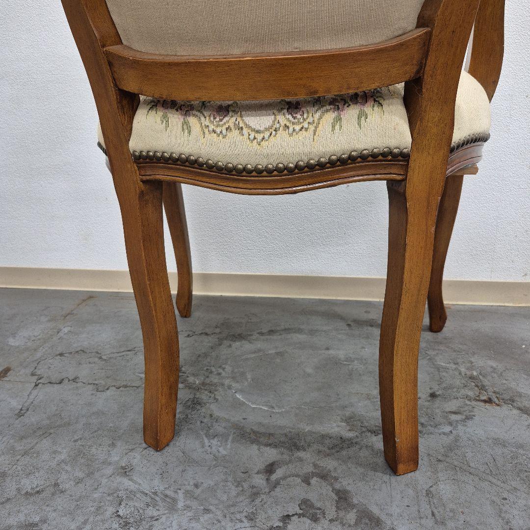 M7/1224y04　木製椅子 アンティーク調 クラシックチェア