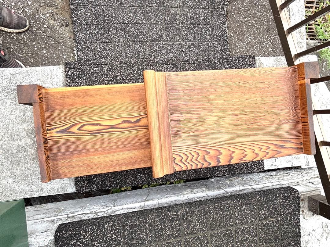 和風 和室 床の間 飾り台 天然木目 コンパクト 車中泊和室化