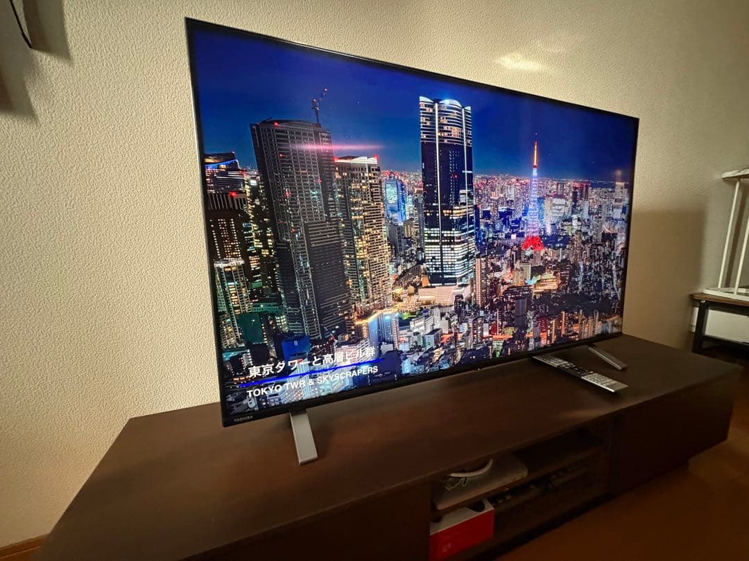 中古品 大画面液晶テレビ リモコン付き