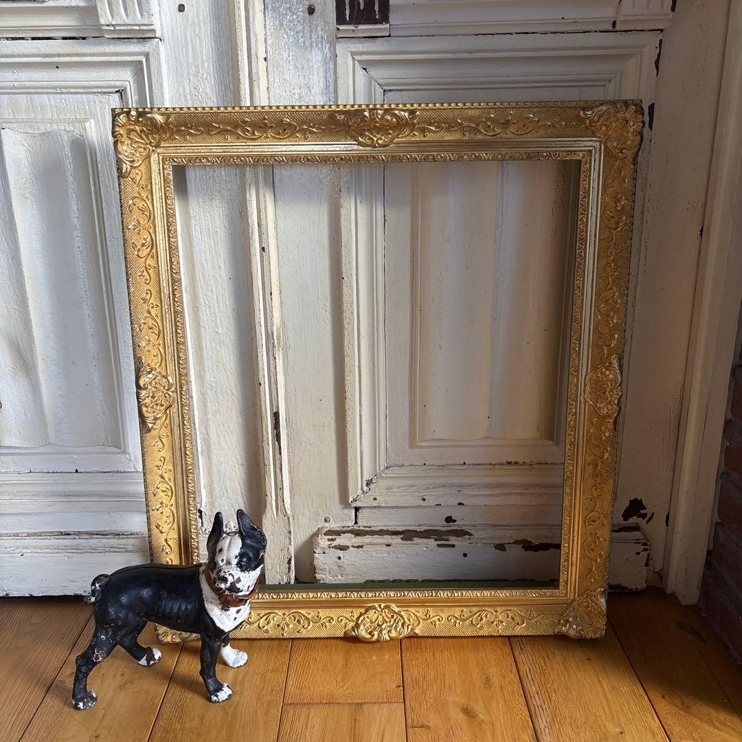 大きな額縁になります。フレーム　検　アンティーク