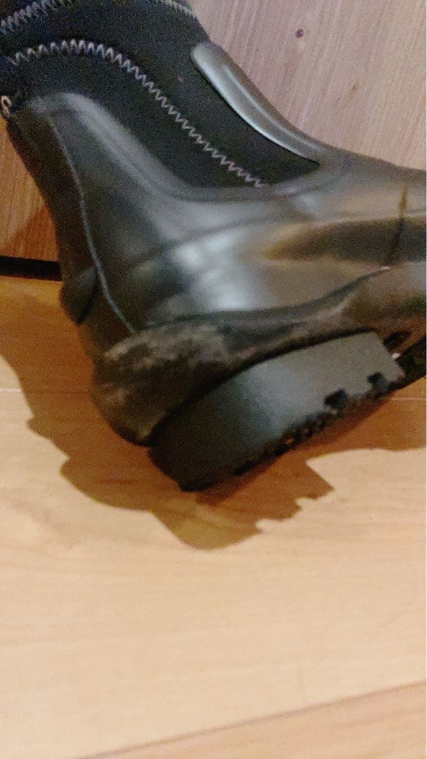 Stella McCartney × HUNTERレインブーツ　ブラック