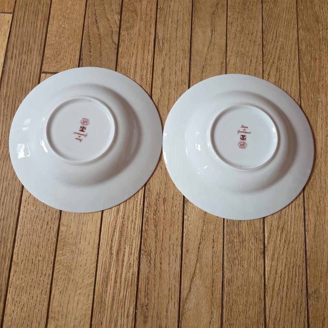 HERMES　Guadalquivir　　 クラシックデザイン皿 2枚セット